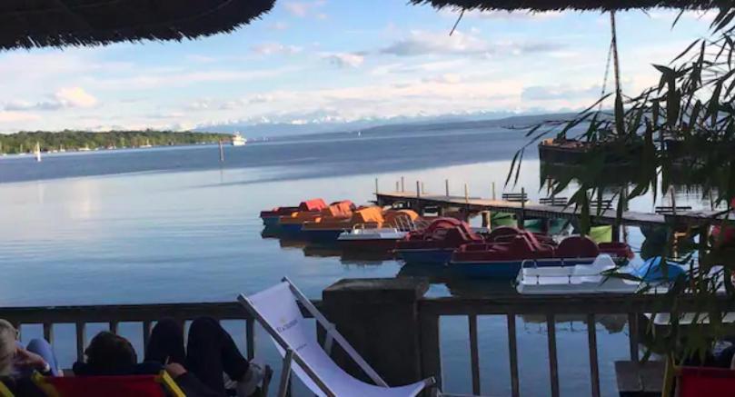 Bed Bike & Breakfast, Zimmer Innerhalb Eines Privathauses Mit Gemeinschaftsbad Inning am Ammersee Kültér fotó